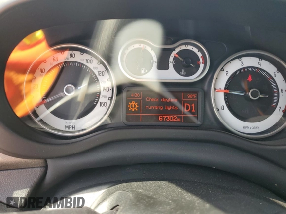 2014 FIAT 500L Trekking with VIN ZFBCFADH9EZ015734, listed as a Copart auction lot 57647185 with 67,302 mi miles and Salvage title. Bid and sale history available at DreamBid. Image 9.