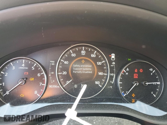 2023 Mazda CX-30 S Carbon Edition with VIN 3MVDMBCM6PM504431, listed as a Copart auction lot 61154795 with 90,396 mi miles and Salvage title. Bid and sale history available at DreamBid. Image 9.