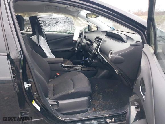 2021 Toyota Prius Prime LE with VIN JTDKAMFP2M3165859, listed as a IAAI auction lot 41943098 with 20,306 mi miles. Bid and sale history available at carsss.com. Image 5.