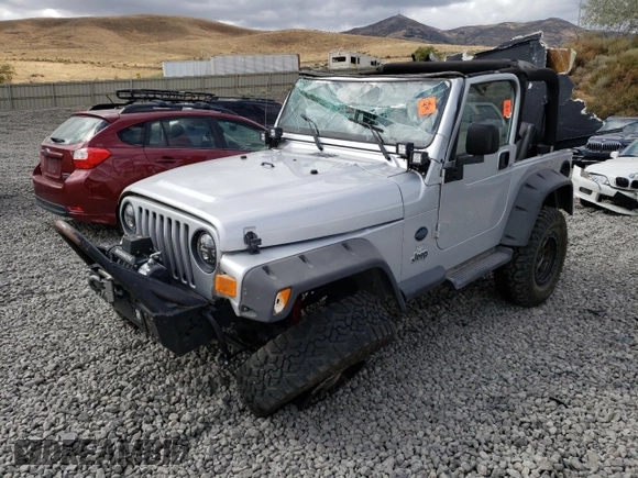 2003 Jeep Wrangler Sport with VIN 1J4FA49SX3P369375, listed as a Copart auction lot 71309184 with 0 mi miles and Salvage Title. Bid and sale history available at carsss.com. Image 1.