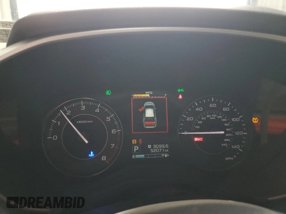 2017 Subaru Impreza Premium z VIN 4S3GKAD66H3604045, wystawiony jako Copart lot #59871325 z przebiegiem 52 071 mil mil oraz Szkoda całkowita • Salvage title. Historia ofert i sprzedaży dostępna na DreamBid. Obrazek 9.