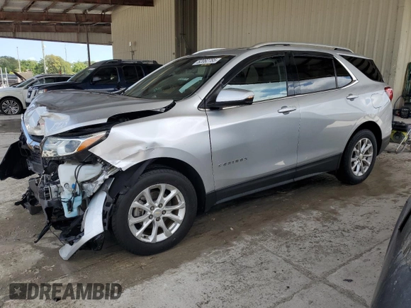 2018 Chevrolet Equinox LT with VIN 2GNAXSEVXJ6108982, listed as a Copart auction lot 52082785 with 80,161 mi miles and Salvage Title. Bid and sale history available at DreamBid. Image 1.