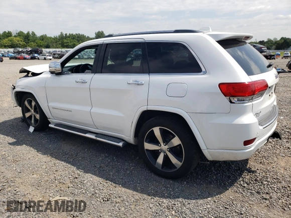 2015 Jeep Grand Cherokee Overland with VIN 1C4RJFCG6FC797653, listed as a Copart auction lot 65186695 with Not provided miles and Salvage title. Bid and sale history available at DreamBid. Image 2.