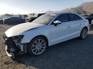 2015 Audi A3 2.0T Premium Plus with VIN WAUEFGFF9F1115348, listed as a Copart auction lot 87015724 with 90,032 mi miles and Salvage Title. Bid and sale history available at carsss.com. Image 1.