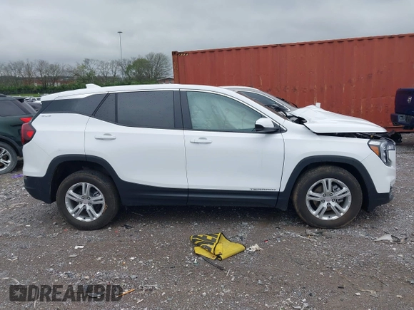 2024 GMC Terrain SLE z VIN 3GKALTEG3RL215881, wystawiony jako IAAI lot #41929569 z przebiegiem Nie podano mil oraz . Historia ofert i sprzedaży dostępna na DreamBid. Obrazek 12.