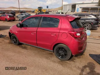 2019 Mitsubishi Mirage GT with VIN ML32A5HJ9KH015393, listed as a Copart auction lot 61653885 with 33,965 mi miles and Salvage title. Bid and sale history available at DreamBid. Image 2.