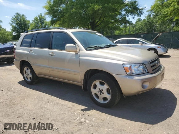 2007 Toyota Highlander w/3rd Row with VIN JTEDP21A870142280, listed as a Copart auction lot 57829025 with 222,305 mi miles and Clean title. Bid and sale history available at DreamBid. Image 4.