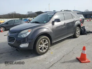 2016 Chevrolet Equinox LT with VIN 2GNALCEK7G6195613, listed as a Copart auction lot 45938145 with 105,522 mi miles and Salvage Title. Bid and sale history available at carsss.com. Image 1.