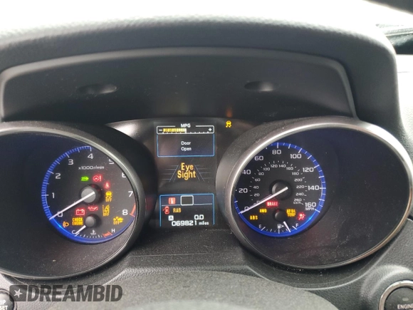2019 Subaru Outback Touring with VIN 4S4BSETCXK3227540, listed as a Copart auction lot 55563365 with 69,821 mi miles and Salvage title. Bid and sale history available at DreamBid. Image 9.