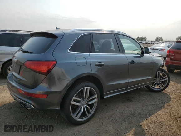 2016 Audi SQ5 3.0T Technik with VIN WA1LCAFP9GA032281, listed as a Copart auction lot 60234744 with 0 mi miles and Salvage Title. Bid and sale history available at carsss.com. Image 3.