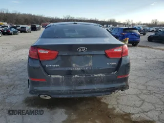 2015 Kia Optima EX with VIN 5XXGN4A7XFG473270, listed as a Copart auction lot 45860684 with 127,419 mi miles and Salvage Title. Bid and sale history available at DreamBid. Image 6.