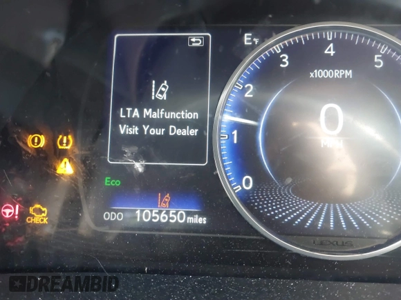 2019 Lexus ES 350 z VIN 58ABZ1B15KU046904, wystawiony jako IAAI lot #41585313 z przebiegiem 105 650 mil mil oraz . Historia ofert i sprzedaży dostępna na DreamBid. Obrazek 7.