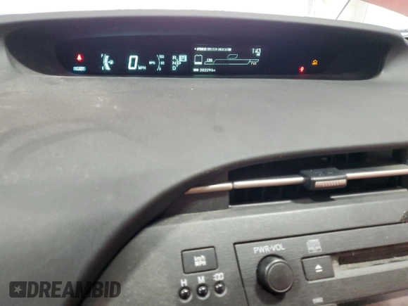 2011 Toyota Prius I z VIN JTDKN3DU6B5313570, wystawiony jako Copart lot #60066445 z przebiegiem 202 296 mil mil oraz Czysty tytuł • Clean title. Historia ofert i sprzedaży dostępna na DreamBid. Obrazek 9.