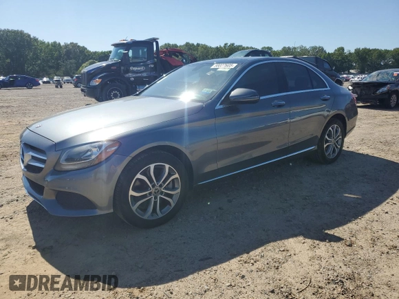 2018 Mercedes-Benz C 300 z VIN WDDWF4KB6JR414224, wystawiony jako Copart lot #58027605 z przebiegiem 62 634 mil mil oraz Czysty tytuł • Clean title. Historia ofert i sprzedaży dostępna na DreamBid. Obrazek 1.