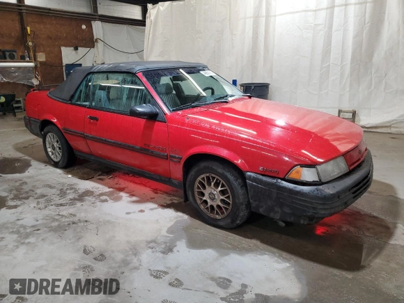 1991 Chevrolet Cavalier with VIN 1G1JC34T9M7303947, listed as a Copart auction lot 46650685 with 125,356 mi miles and Salvage Title. Bid and sale history available at DreamBid. Image 4.