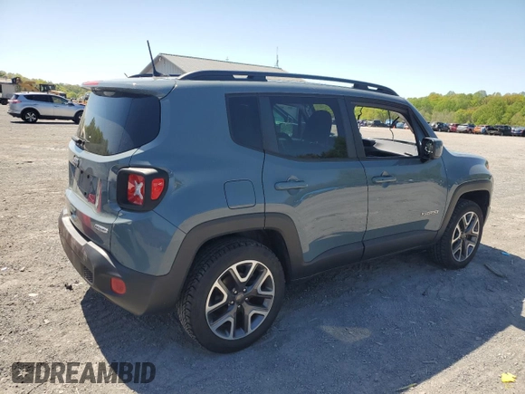 2018 Jeep Renegade Latitude z VIN ZACCJBBB7JPG88689, wystawiony jako Copart lot #54496055 z przebiegiem 46 702 mil mil oraz Szkoda całkowita • Salvage title. Historia ofert i sprzedaży dostępna na DreamBid. Obrazek 3.