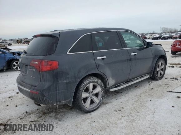 2013 Acura MDX Tech Pkg with VIN 2HNYD2H37DH510679, listed as a Copart auction lot 45404195 with 111,483 mi miles and Salvage Title. Bid and sale history available at carsss.com. Image 3.