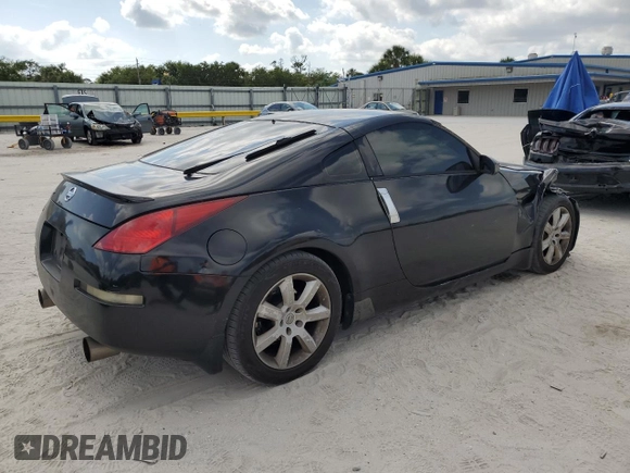 2003 Nissan 350Z Touring z VIN JN1AZ34E63T003086, wystawiony jako Copart lot #54011315 z przebiegiem 222 583 mil mil oraz Szkoda całkowita • Salvage title. Historia ofert i sprzedaży dostępna na DreamBid. Obrazek 3.