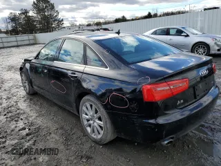 2015 Audi A6 2.0T Premium Plus with VIN WAUGFAFC2FN004337, listed as a Copart auction lot 39947073 with 53,667 mi miles. Bid and sale history available at carsss.com. Image 2.