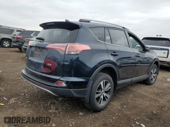 2017 Toyota RAV4 XLE with VIN JTMWFREV3HD102091, listed as a Copart auction lot 53815795 with 49,627 mi miles and Salvage Title. Bid and sale history available at DreamBid. Image 3.