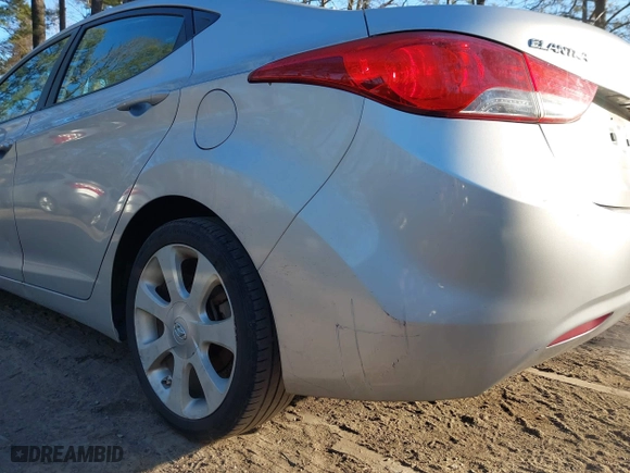2012 Hyundai Elantra GLS with VIN KMHDH4AE1CU258404, listed as a IAAI auction lot 41766937 with 139,012 mi miles. Bid and sale history available at carsss.com. Image 6.