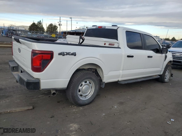 2024 Ford F-150 XL with VIN 1FTFW1L5XRKE05208, listed as a Copart auction lot 83982634 with 5,444 mi miles and Salvage Title. Bid and sale history available at carsss.com. Image 3.