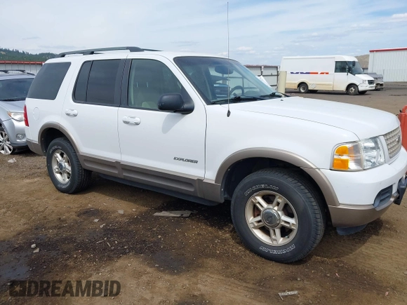2002 Ford Explorer Eddie Bauer с VIN 1FMDU74E22ZA67021, выставлен на аукционе IAAI как лот 42741797 с пробегом 124 567 миль миль и . История ставок и продаж доступна на DreamBid. Изображение 1.