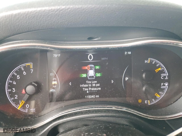 2015 Jeep Grand Cherokee Limited with VIN 1C4RJFBG1FC141149, listed as a Copart auction lot 50195135 with 115,040 mi miles and Salvage Title. Bid and sale history available at carsss.com. Image 9.