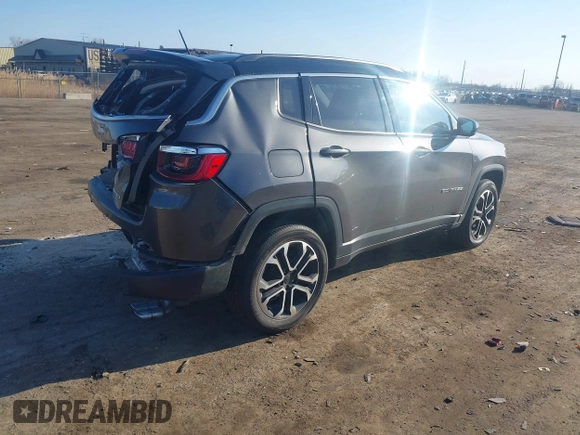 2022 Jeep Compass High Altitude with VIN 3C4NJDCB6NT197452, listed as a IAAI auction lot 41892361 with Not Provided miles and . Bid and sale history available at DreamBid. Image 4.