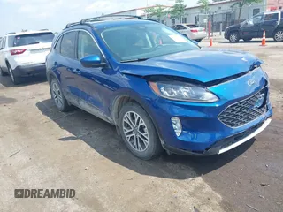 2022 Ford Escape SEL Hybrid with VIN 1FMCU9CZ9NUB22867, listed as a IAAI auction lot 42529667 with 31,593 mi miles and . Bid and sale history available at DreamBid. Image 1.