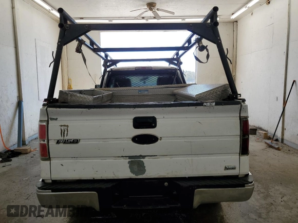 2010 Ford F-150 XL with VIN 1FTVX1CV2AKE27264, listed as a Copart auction lot 49683895 with 405,546 mi miles and Salvage title. Bid and sale history available at DreamBid. Image 6.