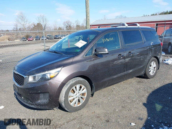 2017 Kia Sedona LX with VIN KNDMB5C19H6336297, listed as a IAAI auction lot 41396475 with Not Provided miles and . Bid and sale history available at DreamBid. Image 19.