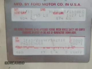 1986 Ford Mustang z VIN NOVIN42794605, wystawiony jako Copart lot #42794605 z przebiegiem 62 794 mil mil oraz Nie do naprawy • Non repairable. Historia ofert i sprzedaży dostępna na DreamBid. Obrazek 12.