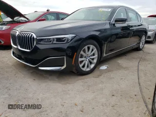 2021 BMW 7 Series 740i with VIN WBA7T2C05MCF87359, listed as a Copart auction lot 64117712 with 0 mi miles. Bid and sale history available at carsss.com. Image 2.