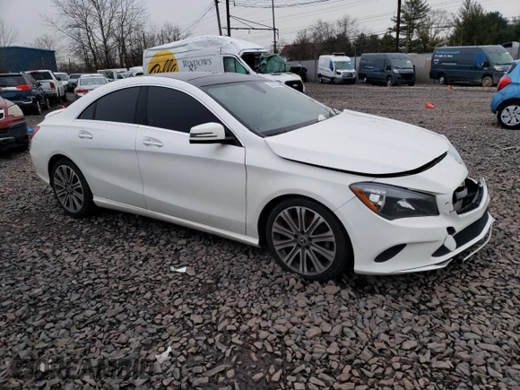 2018 Mercedes-Benz CLA 250 with VIN WDDSJ4GB9JN631330, listed as a Copart auction lot 38468954 with Not Provided miles and . Bid and sale history available at DreamBid. Image 4.