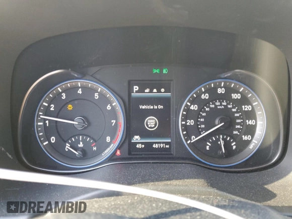 2021 Hyundai Kona Limited with VIN KM8K33A53MU602509, listed as a Copart auction lot 42932075 with 48,191 mi miles and Salvage Title. Bid and sale history available at carsss.com. Image 9.