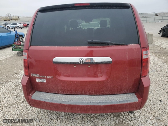 2008 Dodge Grand Caravan SXT with VIN 1D8HN54P68B117771, listed as a Copart auction lot 45624604 with 179,931 mi miles and Salvage Title. Bid and sale history available at carsss.com. Image 6.