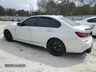 2022 BMW 3 Series M340i with VIN 3MW5U7J05N8C57442, listed as a Copart auction lot 47429075 with 50,798 mi miles and Salvage Title. Bid and sale history available at carsss.com. Image 2.