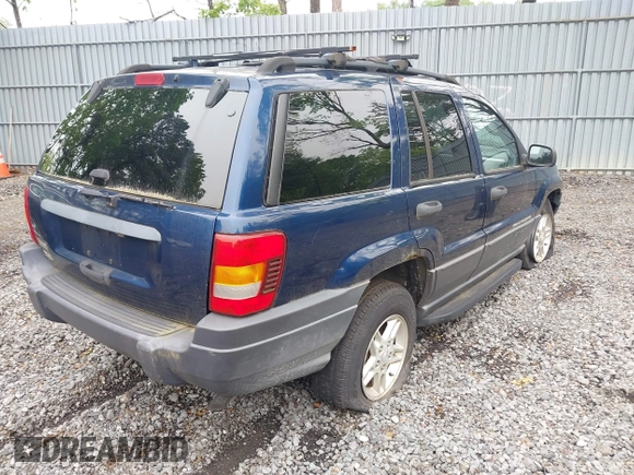 2003 Jeep Grand Cherokee Laredo z VIN 1J4GW48S73C553686, wystawiony jako IAAI lot #42278695 z przebiegiem 154 374 mil mil oraz . Historia ofert i sprzedaży dostępna na DreamBid. Obrazek 4.