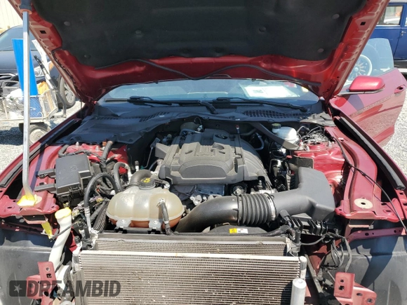 2017 Ford Mustang EcoBoost Premium with VIN 1FATP8UH7H5267437, listed as a Copart auction lot 50747185 with 6,779 mi miles and Salvage Title. Bid and sale history available at carsss.com. Image 11.