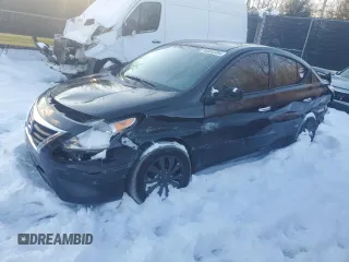 2019 Nissan Versa SV z VIN 3N1CN7AP2KL871249, wystawiony jako Copart lot #86582334 z przebiegiem 87 796 mil mil oraz Szkoda całkowita • Salvage title. Historia ofert i sprzedaży dostępna na DreamBid. Obrazek 1.