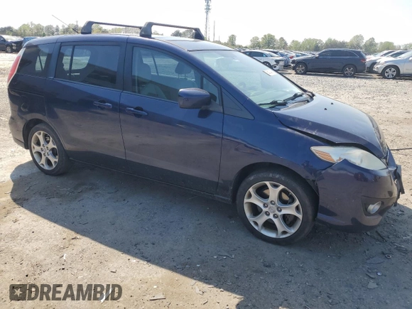 2010 Mazda 5 Sport with VIN JM1CR2W38A0386250, listed as a Copart auction lot 53642445 with 205,457 mi miles and Clean Title. Bid and sale history available at carsss.com. Image 4.