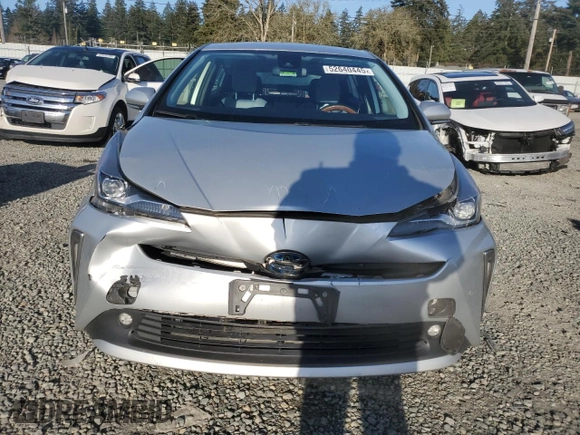 2019 Toyota Prius LE with VIN JTDL9RFU5K3004824, listed as a Copart auction lot 52640445 with 101,542 mi miles and Salvage Title. Bid and sale history available at DreamBid. Image 5.