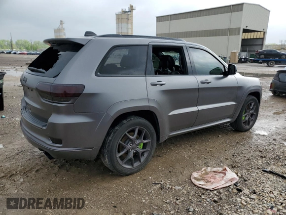 2020 Jeep Grand Cherokee Limited X with VIN 1C4RJFBT8LC215658, listed as a Copart auction lot 53664315 with 47,001 mi miles and Salvage title. Bid and sale history available at DreamBid. Image 3.