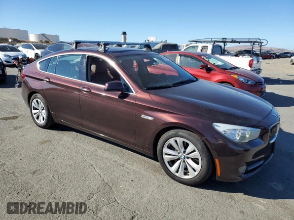 2013 BMW 5 Series 535i Gran Turismo xDrive with VIN WBASP2C50DC338667, listed as a Copart auction lot 76117604 with 136,455 mi miles and Salvage title. Bid and sale history available at DreamBid. Image 4.