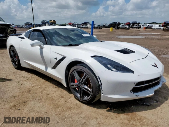 2017 Chevrolet Corvette 1LT with VIN 1G1YB2D74H5124019, listed as a Copart auction lot 61194775 with Not provided miles and Clean title. Bid and sale history available at DreamBid. Image 4.
