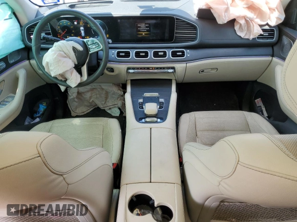 2020 Mercedes-Benz GLS 450 with VIN 4JGFF5KE1LA219686, listed as a Copart auction lot 53004984 with 79,600 mi miles and Salvage Title. Bid and sale history available at DreamBid. Image 8.