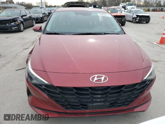 2023 Hyundai Elantra SEL with VIN KMHLS4AG9PU596069, listed as a Copart auction lot 83209214 with 20,407 mi miles and Salvage Title. Bid and sale history available at DreamBid. Image 5.
