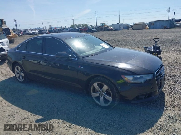 2012 Audi A6 3.0T Premium Plus with VIN WAUGGAFC3CN075992, listed as a IAAI auction lot 42036155 with 183,986 mi miles. Bid and sale history available at carsss.com. Image 1.