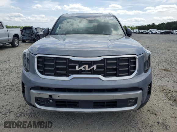 2023 Kia Telluride SX Prestige with VIN 5XYP5DGC7PG346252, listed as a Copart auction lot 52626825 with 78,382 mi miles and Salvage title. Bid and sale history available at DreamBid. Image 5.